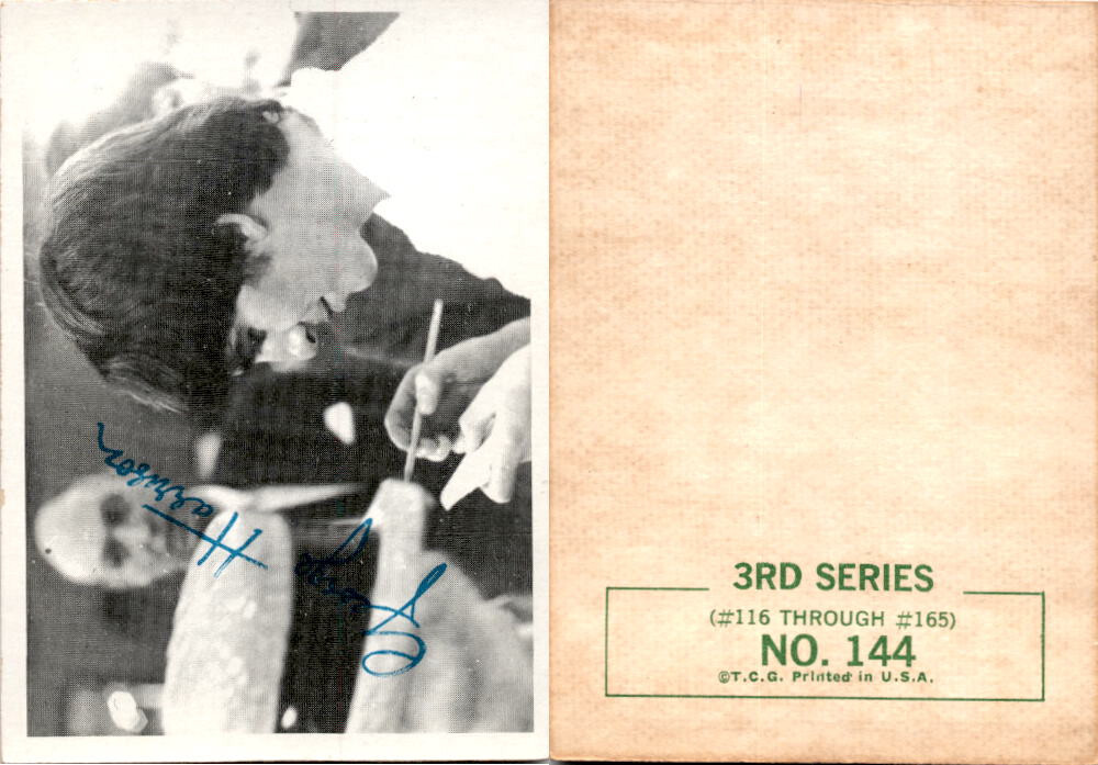 1964 Topps, Beatles B&W 3rd Series, #144 Beatles, Music, Rock (A77