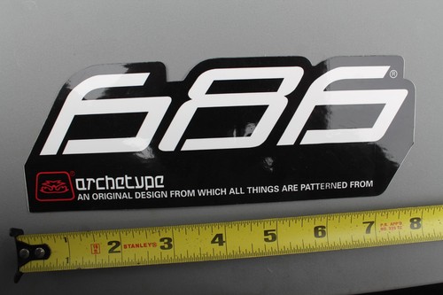 686 Archetype Snowboards Black White Original SNB7a Vintage ...
