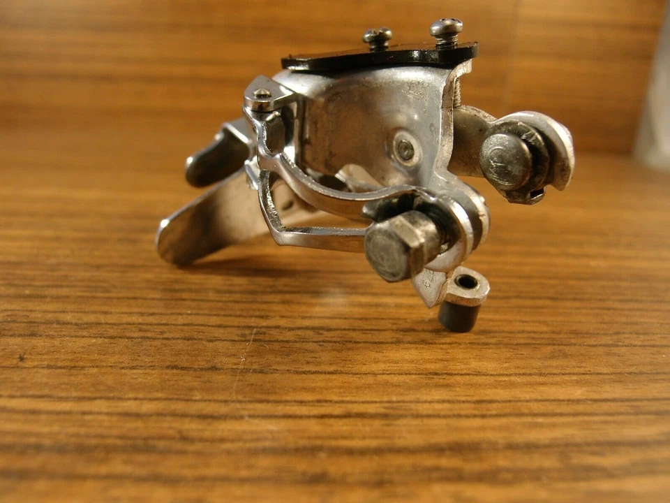 Desviador delantero vintage de carreras años 70 SACHS 28,6 mm abrazadera inferior hecho en Francia Foto 3 de 4