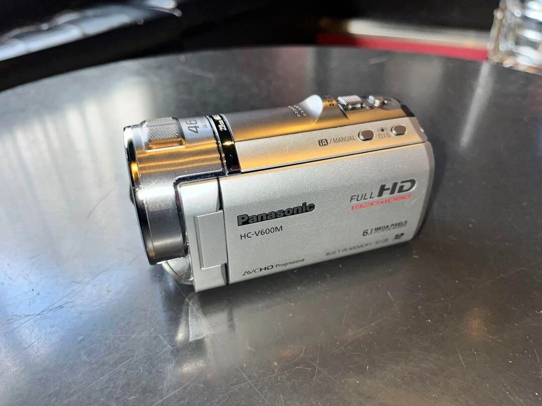 Panasonic HC-V600M Silver Camcorder High Definition Video Camera