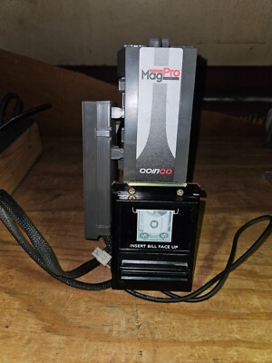 FULLY WORKING! $1 $5 $10 $20s Coinco MAG32SA Bill Acceptor Vending Arcade 24Volt