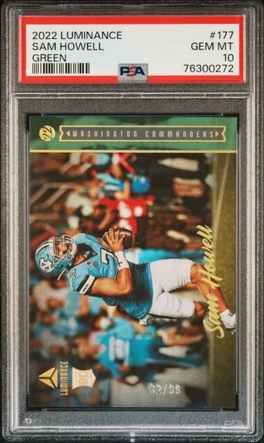 Sam Howell Panini Luminance #177 Green