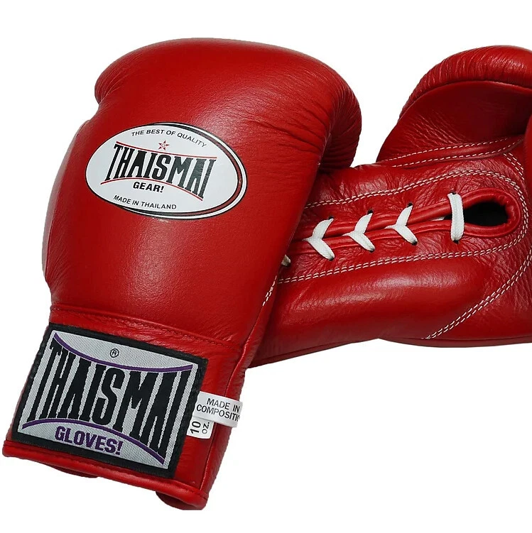 Adults Muaythai Boxing Gloves Leather Protective Gear Punching Bag Protector MMA