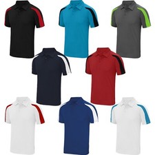 Designa Just Cool Contrast Darts Polo Shirt 8 Colours Sizes Sm-2xl Breathable