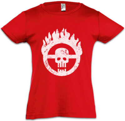 SKULL WHEEL Kids Girls T-Shirt Scrotus Mad Miller Main Force Patrol Furiosa Max