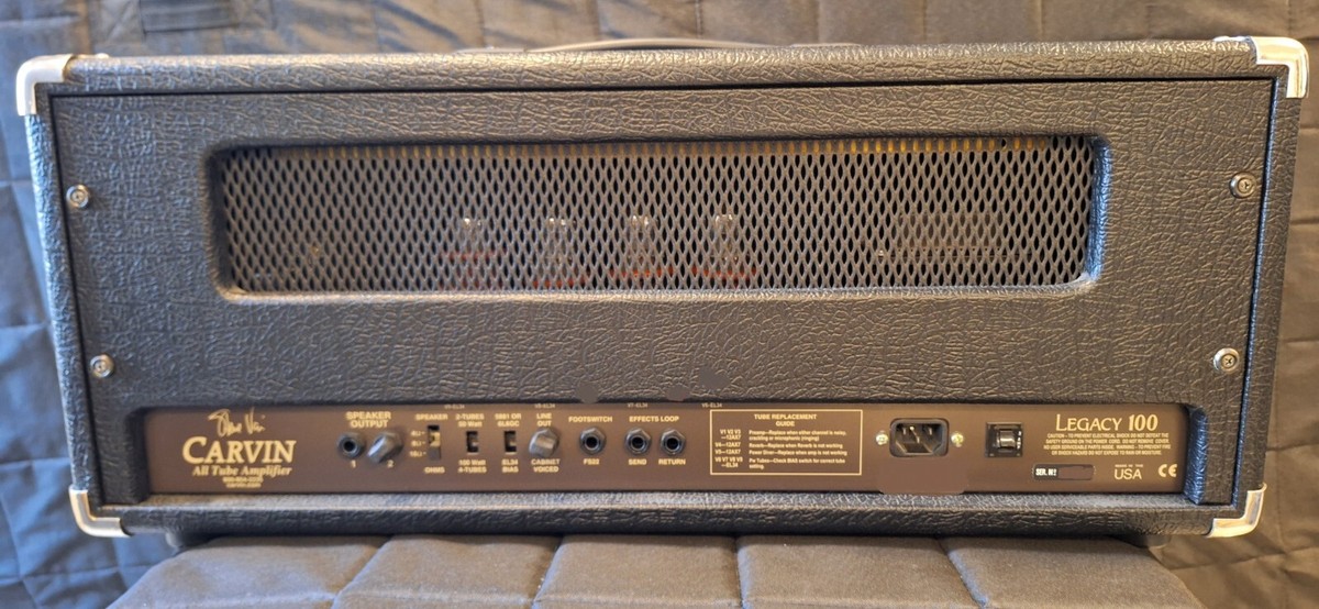 Carvin Legacy VL100 Steve Vai Signature Tube Amp Head (Made in  