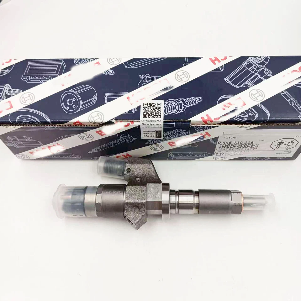 8X Bosch Fuel Injectors Fits For 2001 2002 2003 2004 6.6L Duramax LB7 0445120008 Foto 3 de 4