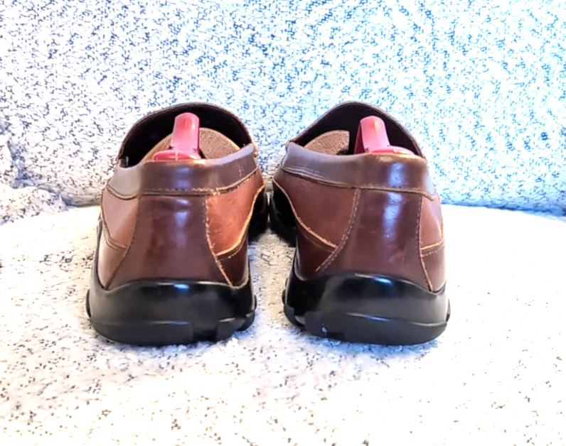 Allen Edmonds Boulder Mocasín de Conducción Veneciano Para Hombre Marrón Mocasín Talla 10 D Zapato Foto 3 de 4