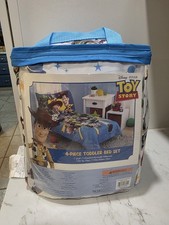 Disney Toy Story 3 Piece Toddler Bed Set New