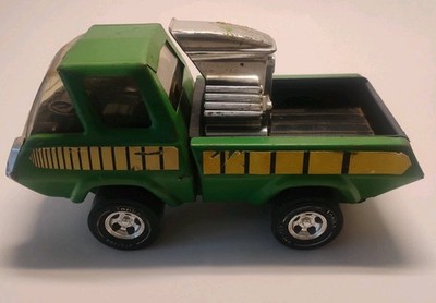 Super Scarce Hard To Find Tonka Hot Rod Green Pickup W/Motor  Free Shipping 