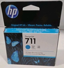 New Genuine HP 711 CZ130A Cyan Ink Cartridge 01/2027