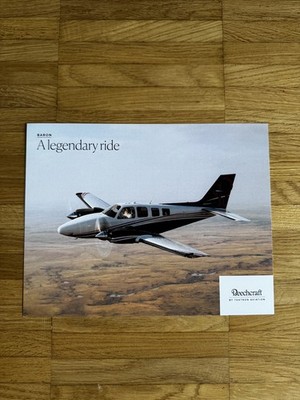 Beechcraft Baron Produktkarte 2023 | Original | Aviation Sammlerstück