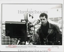 1996 Press Photo Director Charles T. Kanganis on the Set of "Race the Sun"