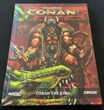 🗡️ CONAN THE KING Conan RPG - NEW/EXCELLENT Condition!  Modiphius 2d20