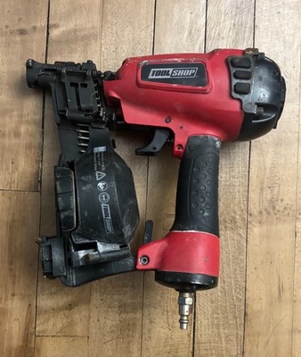 Tool Shop Pneumatic Coil Roofing Nailer Nail Gun Model 208-2198 (B)