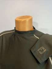 Footjoy Long Sleeve Thermal Base Layer Shirt Men’s Sz  Large Black