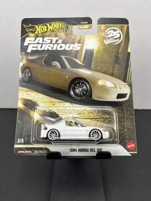 Hot Wheels 2026 Premium Fast & Furious 1994 Honda Del Sol White 3