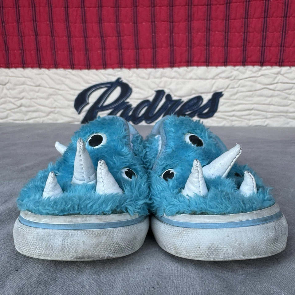 Talla 10c - Vans Zapatos sin cordones Azul Blanco Monster Niño Pequeño Foto 4 de 4