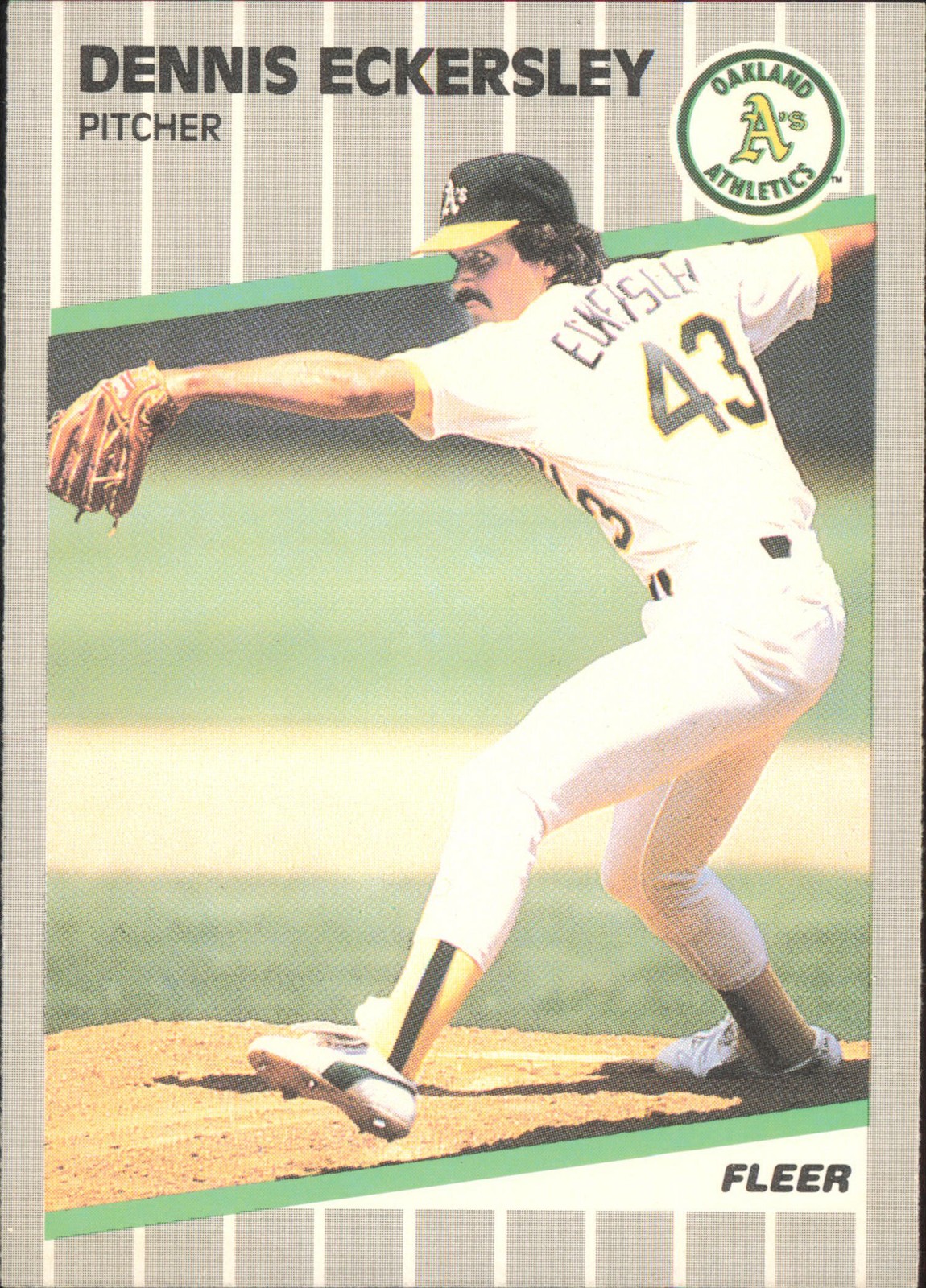 1989 Fleer #7 Dennis Eckersley