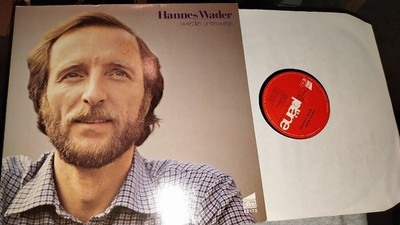 LP HANNES WADER - WIEDER  UNTERWEGS / Klappcover Pläne 1979