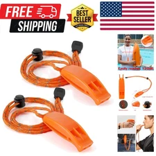 Pealess Floating Whistle - 120 Decibels for Boating, Hiking, and Water Sports