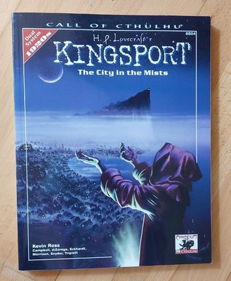 Call of Cthulhu d20 Kingsport The City in the Mists + Original Map Chaosium OOP