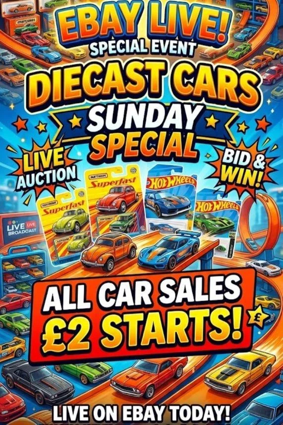 Diecast Sunday Special - Hotwheels and Matchbox - £2 Starts!!