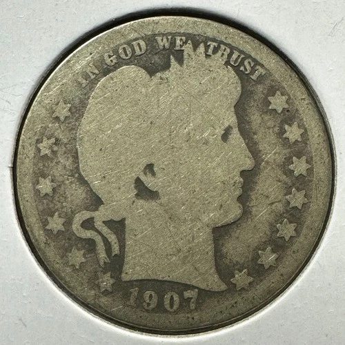 1907-O 25C Barber Quarter, Contains 0.1808oz of SILVER (88292)