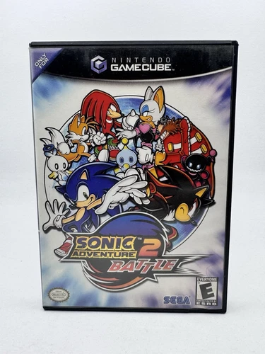 Sonic Adventure 2 Battle (Nintendo GameCube) [Disc & Box] Tested Working!!