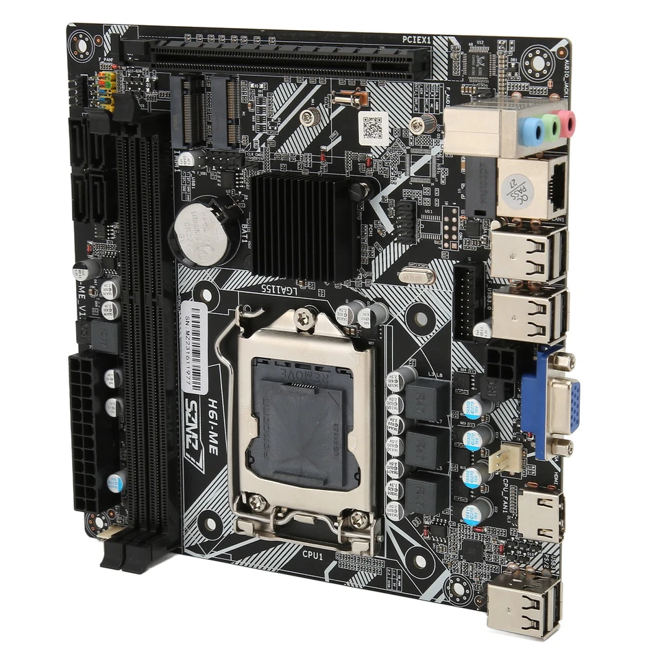 Neu LGA 1155 Mainboard NVME WiFi M.2 VGA HD Output 10 USB 2.0 DDR3 Mini ITX - Bild 4 von 4