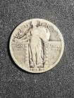 1929 U.S. Standing Liberty SILVER Quarter - Solid GOOD   stk#q15