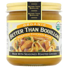 Better Than Bouillon Organic Roasted chicken Base Shelf-Stable 8 oz Jar....