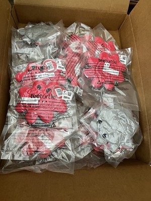 TeeTurtle Lot Of 15: Reversible Octopus Plushie (Red + Grey) NWT