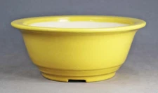 Tokoname Hand-made Round Bonsai Pot by Kouyou kiln, #15T04Y : 200*H82mm