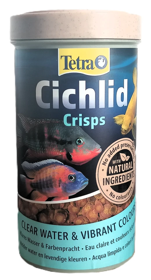 TETRA GMBH Tetra Cichlid Crisps 500ml Futter für Barsche Cichliden