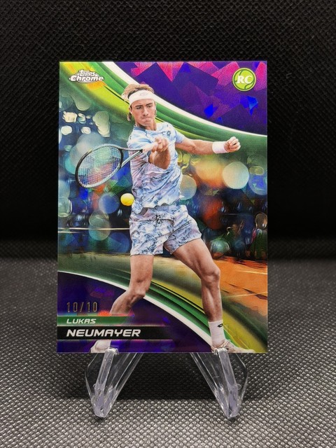 2025 Topps Chrome Tennis Sapphire 1st Lukas Neumayer #269 Purple Sapphire 10/10