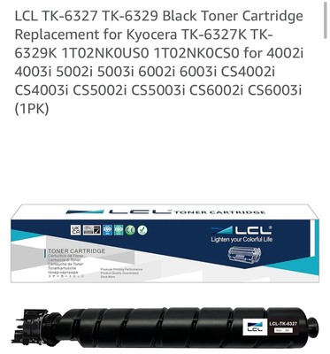 Compatible Kyocera TK-6327 TK-6329 & TASKalfa 4002i 50021 Black Toner Cartridge