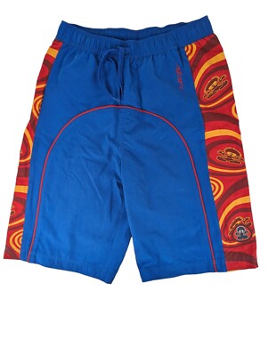 Saltrock Blue Boardshorts, Beach Swimming Shorts Surfwear, Y2K
