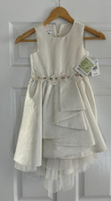 NEW Bonnie Jean Girls Size 5 Ivory Dress or for any occasion NWT