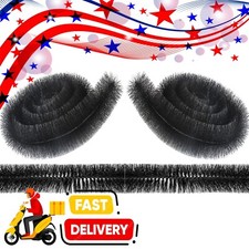 Black Gutter Drain Pipe Cleaning Brush Tool 100mm To Clean Moss & Leaf