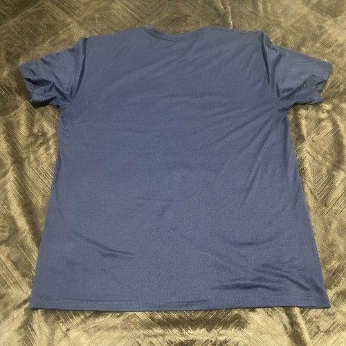 Nike Dri Fit T Shirt Maglietta Uomo Large Blu New York Yankees Tee - Foto 4 di 5