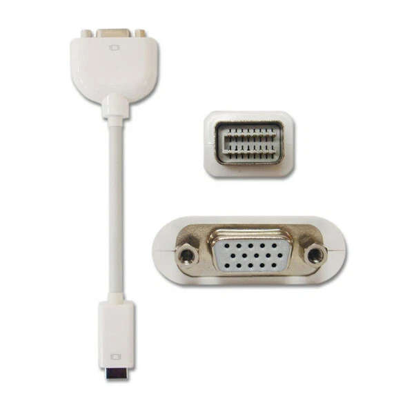 US Mini DVI To VGA Cable Adapter For Apple IMAC Macbook G4 - Image 4 of 4