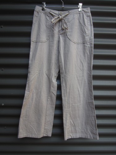 Giordano Fawn Linen Pants Label Size 26 