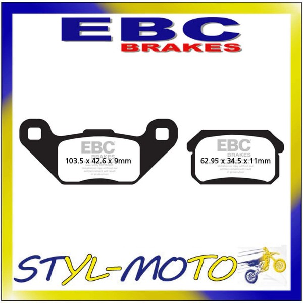 FA431TT BeläGe Sinter Hinten EBC Adly 500 S 2008-image