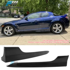 Fit 04-10 Mazda RX8 OE Style  PU Side Skirts Rocker Pannel Pair