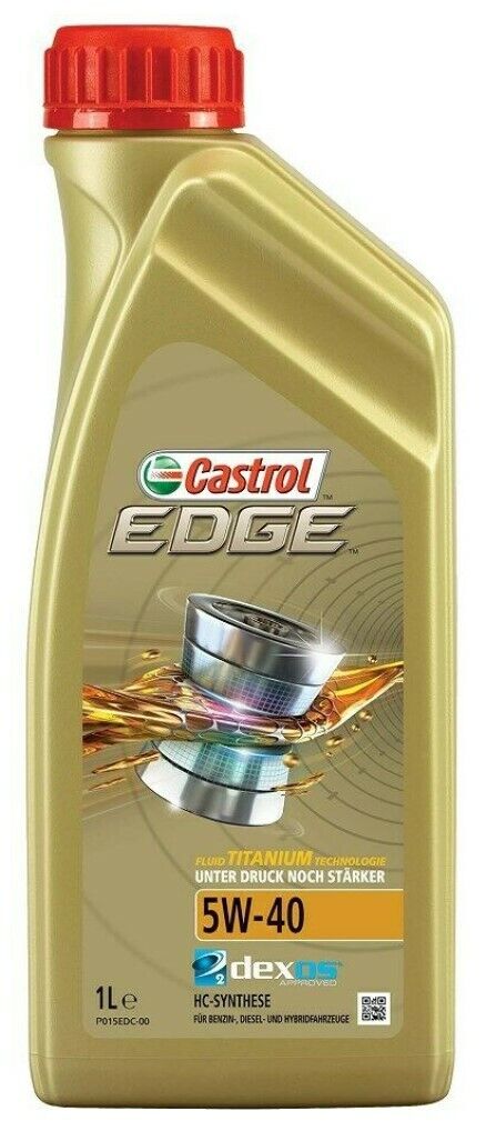 Castrol EDGE TITANIUM 5W-40 Full Synthetic Engine Oil 5W40