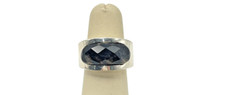 950 Silver Rutilated Quartz Ring Size 7