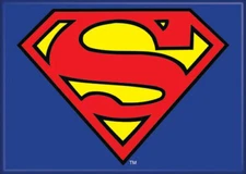 D.C SUPERMAN LOGO MAGNET 2.5” X 3.5” NEW