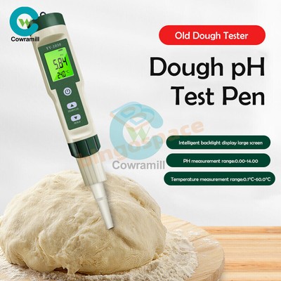 YY-1030 Food PH Meter Thermometer Electrode PH Measuring Instrumen Soil Tester.