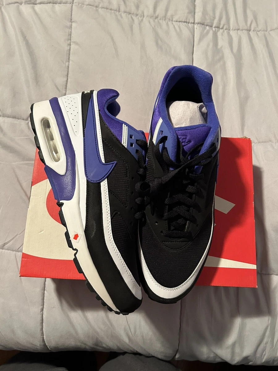 Milieuactivist Huidige verhoging Nike Air Max BW OG BLACK/PERSIAN VIOLET-WHITENOIR/BLANC/VIOLET PERSAN Sz 12  | eBay